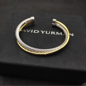 David Yurman Silver and Gold Bracelet